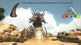 Ark  Death Worm spawn Location   Ark Survival Evolved  Xbox One PS4 PC [upl. by Ran314]