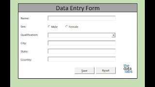 How to make Macro enabled Form in Excel Sheet [upl. by Marijo]