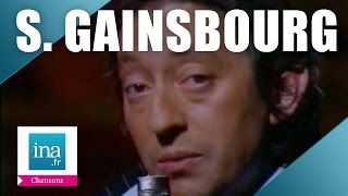 Serge Gainsbourg quotJe suis venu te dire que je men vaisquot live officiel  Archive INA [upl. by Thay]