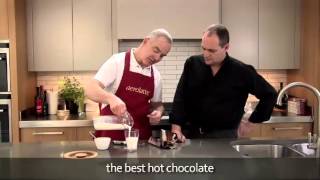 How to make a hot chocolate using an aerolatte milk frother [upl. by Bobinette176]