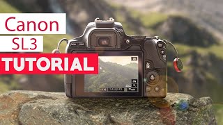 Canon SL3 Tutorial  Beginners Guide [upl. by Tacklind921]