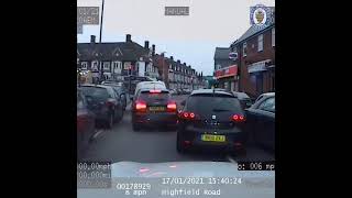 Dangerous driver pursuit brought to dramatic end by West Midlands Police [upl. by Orutra476]