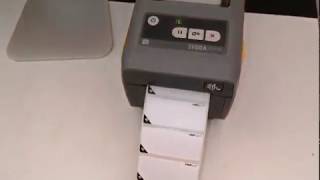 PREPsafe Zebra ZD410 printer label reset [upl. by Gagnon]