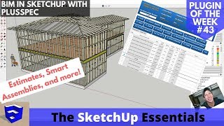 Smart Models in SketchUp with PlusSpec  The BIM Extension  Sketchup Plugin of the Week 43 [upl. by Ivette]