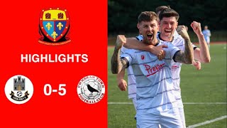 Caerleon 05 Cwmbrân Town  Gwent FA Senior cup  Quarter final highlights [upl. by Earl133]