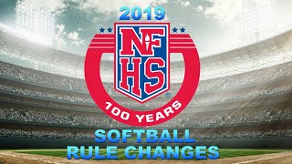 2019 NFHS Softball Rules Changes [upl. by Aer]