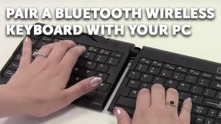 How to connect a Bluetooth Keyboard to PC [upl. by Hilde597]