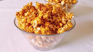 فشار كراميل ناجح بأسهل طريقة Pop corn caramélisé [upl. by Aleacin130]