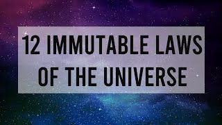 12 immutable laws of the universe [upl. by Attehcram]