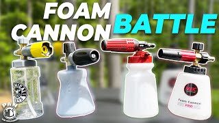 FOAM CANNON BATTLE  New models What is the best foam cannon [upl. by Murray]