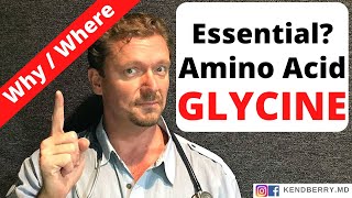 GLYCINE Why You NEED It amp Which Foods Have It Essential Amino Acid [upl. by Papert]