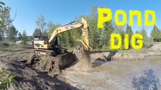 Digging a Pond with an Excavator [upl. by Jahncke434]