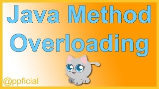 Java Method Overloading Example  How to Overload Methods  Appficial [upl. by Fraze]