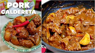 Pork Caldereta Recipe [upl. by Ibib]