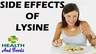 Side Effects Of Lysine [upl. by Artnoed838]