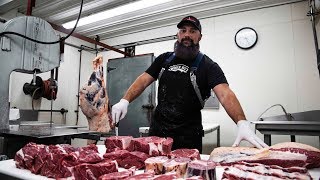 How to Butcher a Cow  ENTIRE BREAKDOWN  by The Bearded Butchers [upl. by Hsejar856]