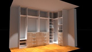 FABRICACION de un closet EN MELAMINA  MUEBLES A MEDIDA [upl. by Porush273]