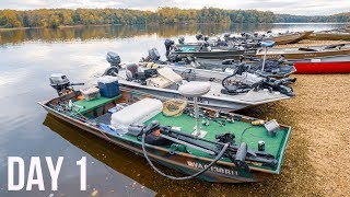 EPIC Topwater During Bass Fishing FALL CLASSIC BIGGEST Jon Boat Fishing Tournament Of The YEAR [upl. by Adohr]