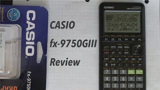 Casio fx9750GIII Review and Unboxing [upl. by Etireuqram]