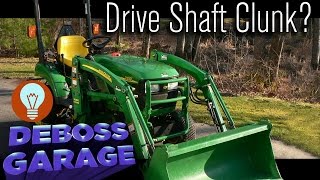 How To Fix A John Deere 2210 Drive Shaft [upl. by Magdaia644]