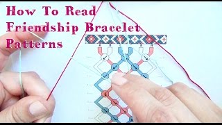 How To Read Friendship Bracelet Patterns ♥ Tutorial [upl. by Spatola]