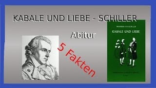 KABALE UND LIEBE  5 Fakten fürs Abitur Deutsch  Schiller [upl. by Clarkson]