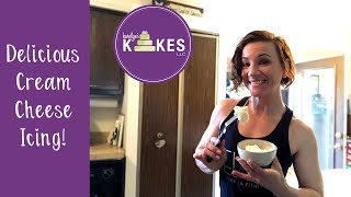 Delicious Cream Cheese Icing Recipe  Karolyns Kakes [upl. by Ib]