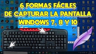 💻 Cómo Hacer CAPTURA DE PANTALLA en PC  6 Formas para Hacer SCREENSHOT en PC  Windows 7 8 y 10 ✅ [upl. by Timms917]