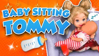 Barbie  Babysitting Tommy  Ep143 [upl. by Allina]