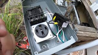 Installing 50Amp Shore Power at Home [upl. by Leiahtan]