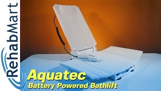 The Gold Standard in Bathlifts  Aquatec Battery Powered Bath Lift [upl. by Assirok]