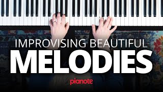 Improvising Beautiful Melodies On The Piano Tutorial [upl. by Lindeberg]