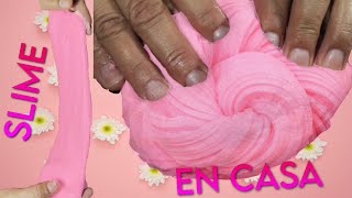 COMO HACER SLIME ¿1 INGREDIENTE SIN PEGAMENTO SIN BORAX FÁCIL DE HACER [upl. by Aitnic946]