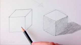 Como dibujar un cubo [upl. by Vyse]