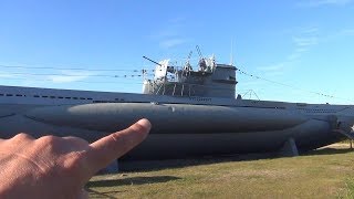 Inside a German WW2 Submarine  Touring U995 UBoot [upl. by Nnaylime604]