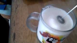 Aerolatte Review Frothing Cold Milk In Under 1 Minute [upl. by Tracee]