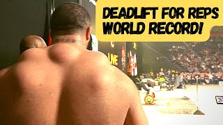 World Record I Strongman DEADLIFT for Reps  400KG 882lbs [upl. by Adiv]