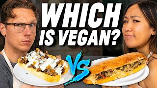 Vegan vs Meat Cooking Challenge [upl. by Attenol]