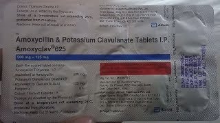 Amoxycillin and potassium clavulanate tablets ip 625 in hindiamoxyclav 625 tablet uses in hindi [upl. by Llebiram]