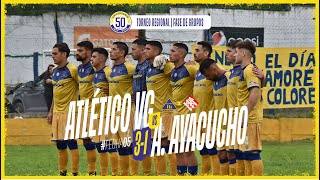 Atletico vs At Ayacucho  Torneo Regional  Fecha 5 [upl. by Ddart445]