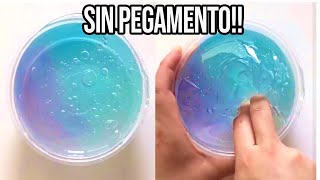 HAZ SLIME CON 1 INGREDIENTE💦 Probando Recetas SIN Pegamento [upl. by Randall960]