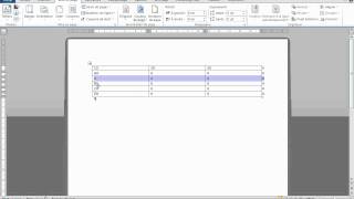 45 Comment inserer des lignes ou colonnes dans un tableau Word [upl. by Eidnar]