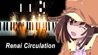 “Renai Circulation”  Kana Hanazawa – Bakemonogatari OP 4 Piano [upl. by Anivel]