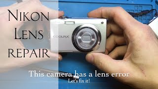 Camera Repair Nikon Coolpix S4000 Lens Error [upl. by Brig]