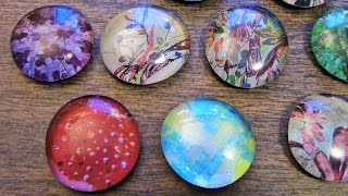 CRAFT TIME  Easy DIY Glass Pendants using Dollar Tree Flat Marbles [upl. by Anaoj333]