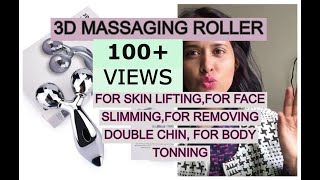 3D MASSAGE ROLLER FOR REMOVING DOUBLE CHIN SKIN LIFTINGFOR FACE SLIMMING 3DMassageRoller [upl. by Ingvar]