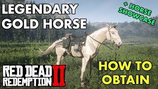 Legendary Gold Horse  Red Dead Redemption 2  How To Obtain Buell [upl. by Einnoj]